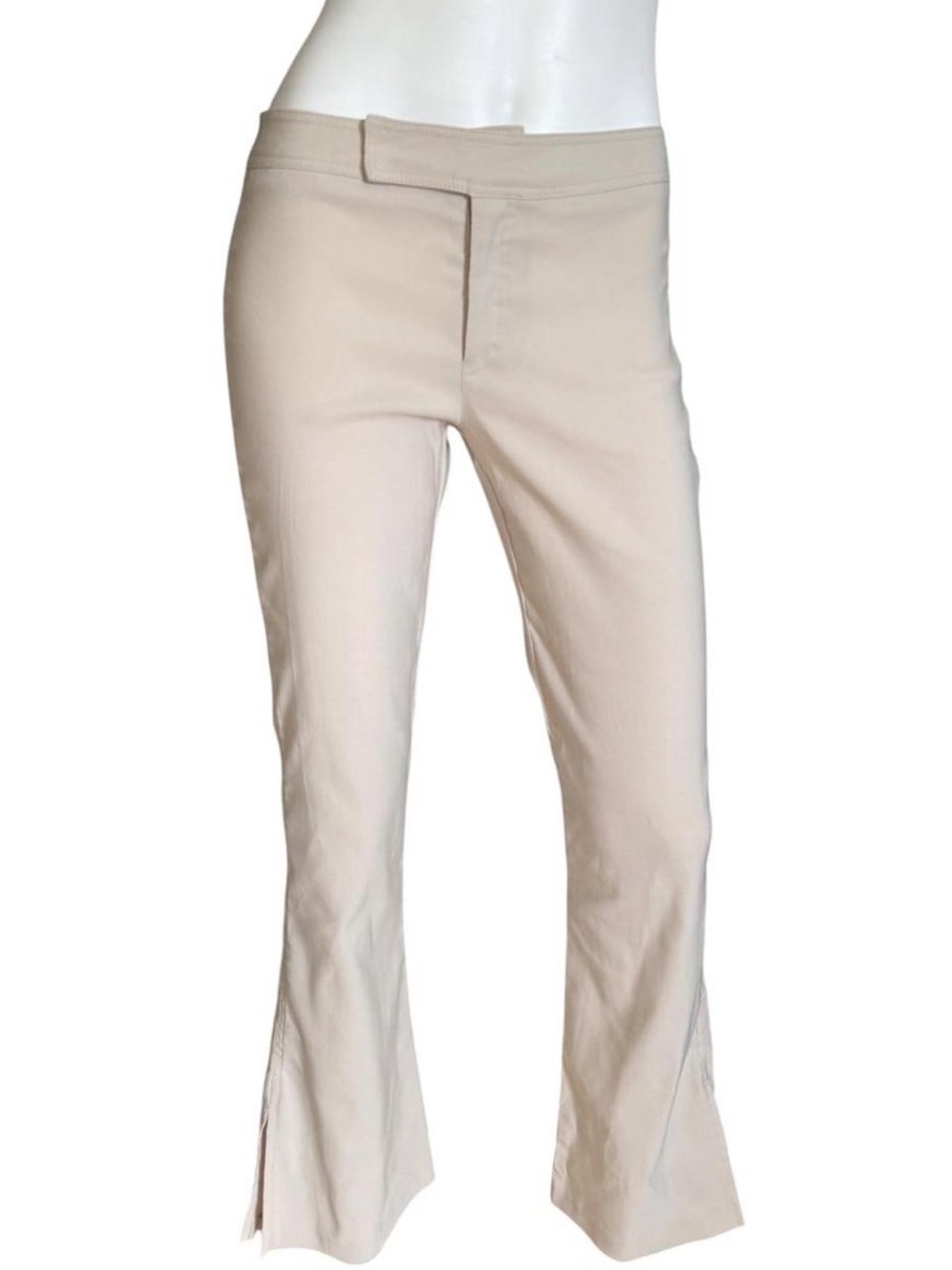 Rampage Light‎ Beige Pull on Kick Flare Pants Size 3 Office Y2K Cream